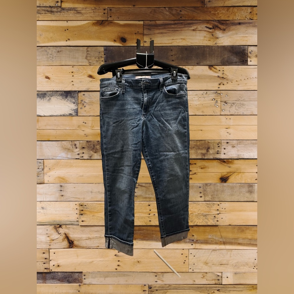 Joe's Jeans Dark Wash Cropped Straight Leg Jeans